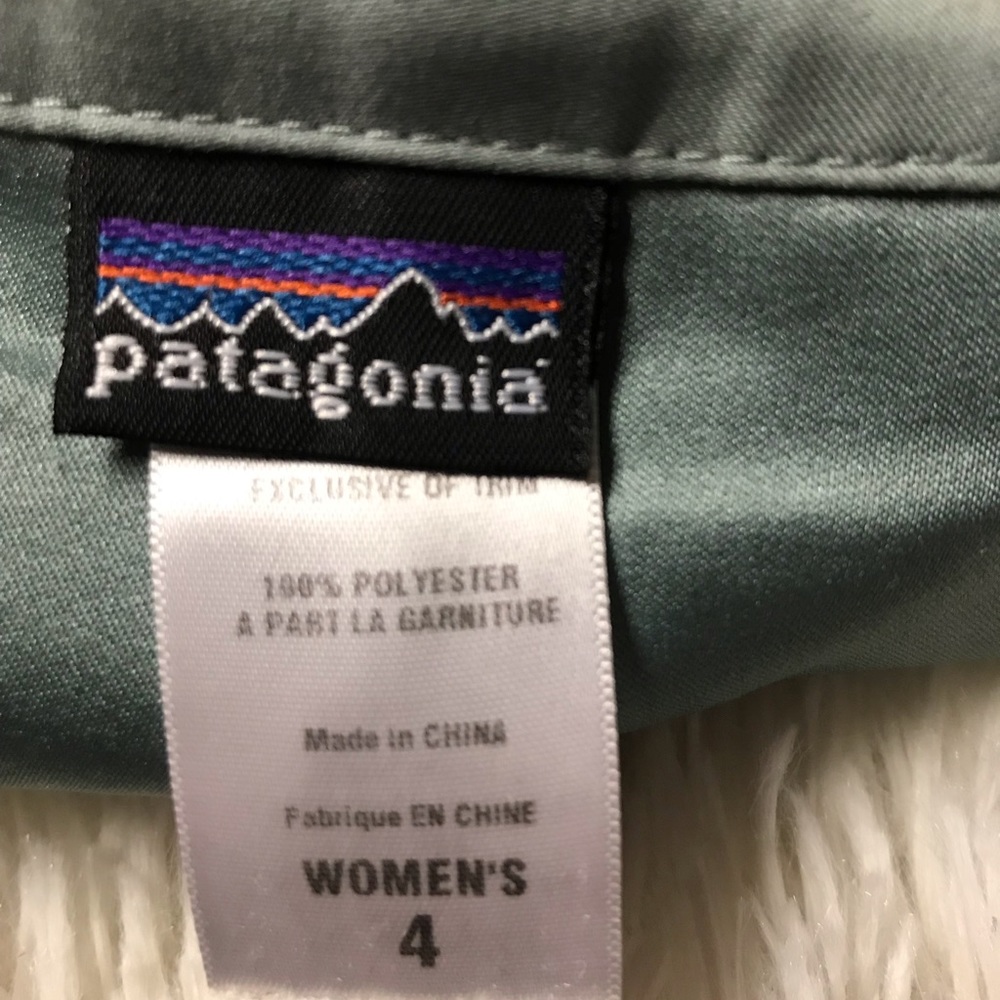Patagonia Skirt With Shorts" Green Size 4 - Picture 11 of 11